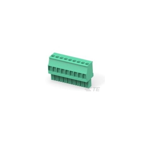 Te Connectivity Str Plug  3.5mm  Green  LH  9 1986371-9